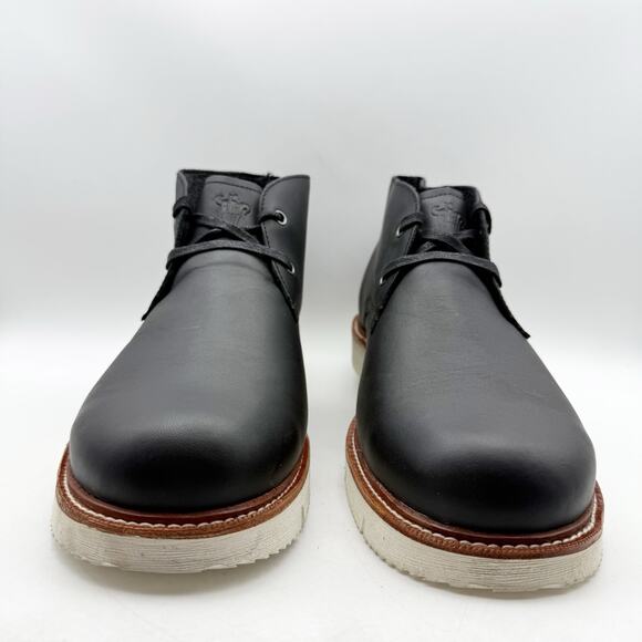 Georgia Boot Mens Small Batch Chukka Boots US 13 Wide EU 47 Black Leather SR EUC main image 14